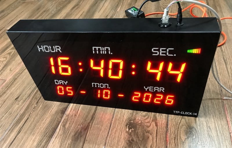 thiết bị đồng bộ thời gian ntp TTP-CLOCK-14
